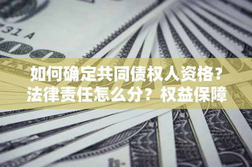 济南如何确定共同债权人资格？法律责任怎么分？权益保障技巧揭秘！