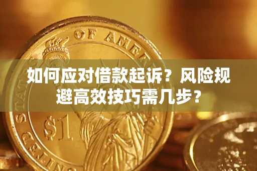 济南如何应对借款起诉？风险规避高效技巧需几步？