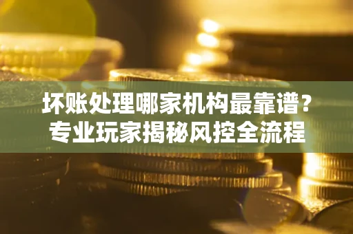 济南坏账处理哪家机构最靠谱？专业玩家揭秘风控全流程