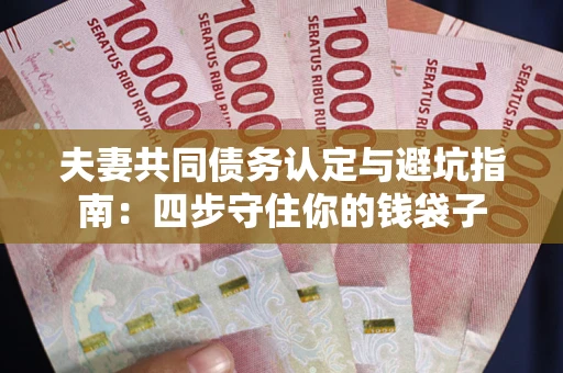 济南夫妻共同债务认定与避坑指南：四步守住你的钱袋子