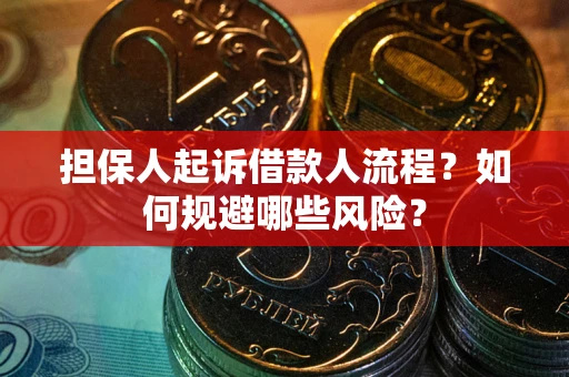 济南担保人起诉借款人流程？如何规避哪些风险？