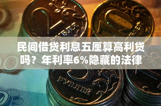 济南民间借贷利息五厘算高利贷吗？年利率6%隐藏的法律风险全解析