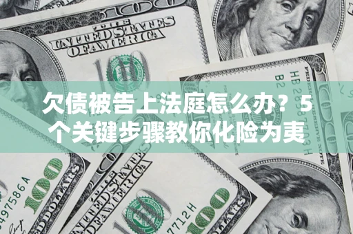 济南欠债被告上法庭怎么办？5个关键步骤教你化险为夷