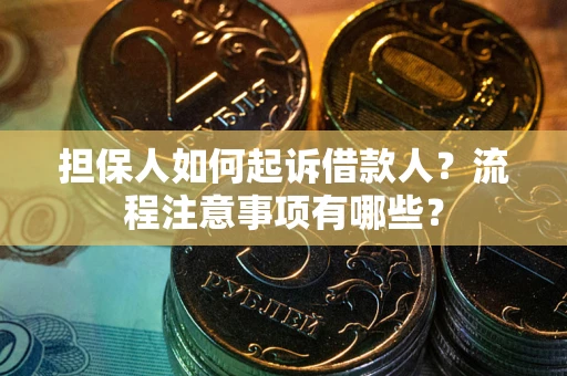 济南担保人如何起诉借款人？流程注意事项有哪些？